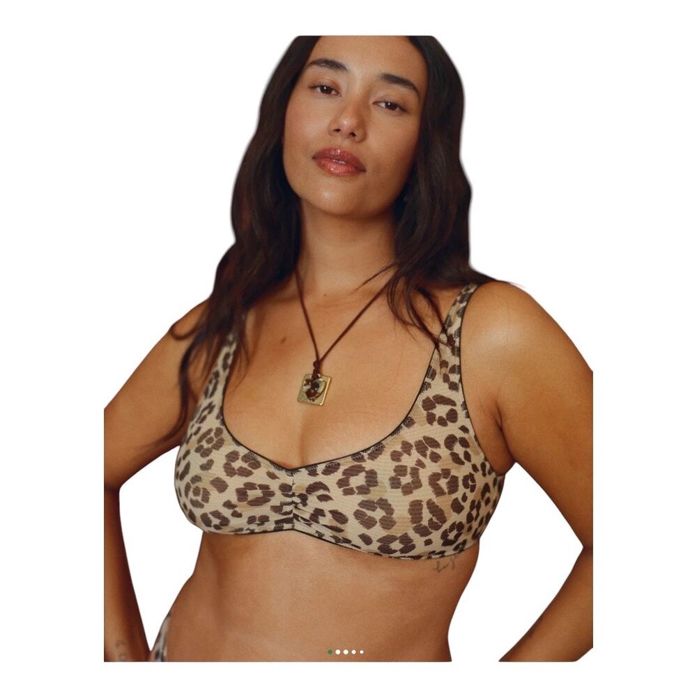Aerie Show Off Mesh Bra Women Large NWT